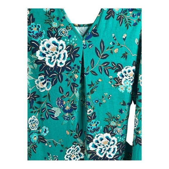 Daniel Rainn Sleeveless Fantine Crochet lace green floral cutout Top NEW Size 2X - Picture 7 of 15